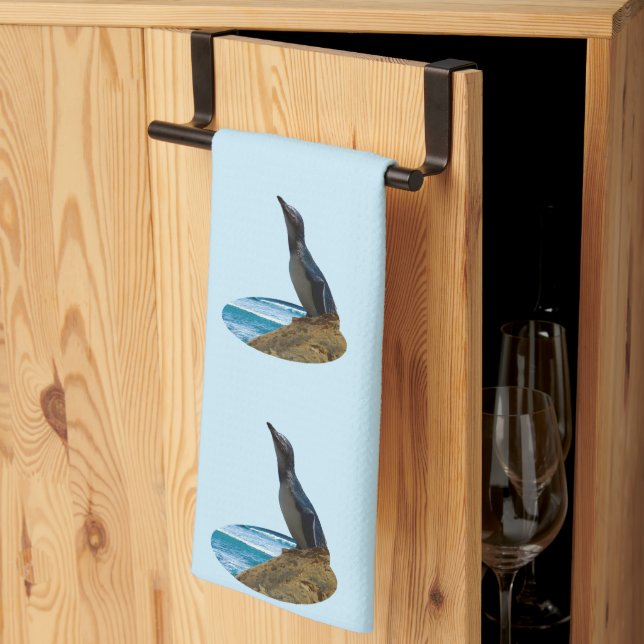 Handsome Penguin,  Tea Towel (Thirds Fold)