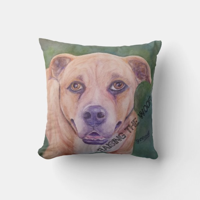 HANDSOME PUPPY DOG CUSHION (Front)