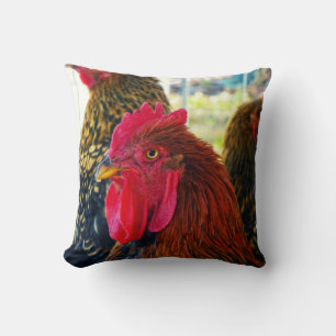 Handsome Rooster Cushion