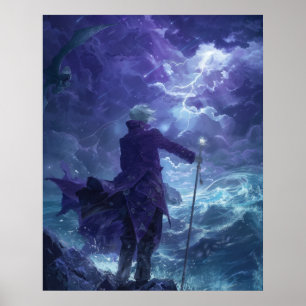 Handsome Young Man Portrait Poster