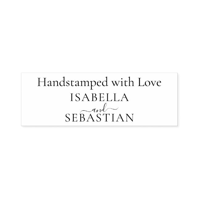 Handstamped with love self-inking stamp (Design)