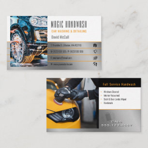 Handwash Services   Car wash Business Card