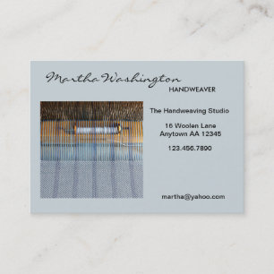 Handweaving Loom Business Card