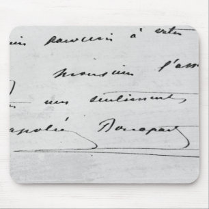 Handwriting and Signature Mouse Pad