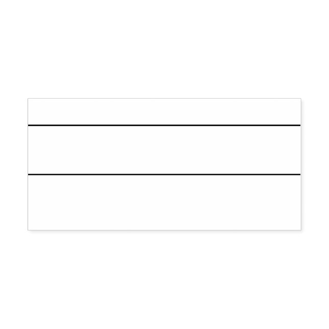 Handwriting Line Stamp (Imprint)