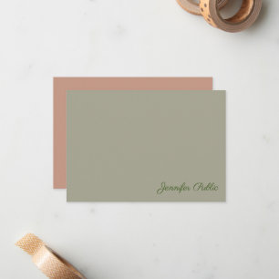 Handwriting Monogram Name Elegant Colours Template