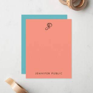 Handwriting Monogrammed Elegant Colours Template