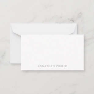 Handwriting Monogrammed Minimalist Template Simple