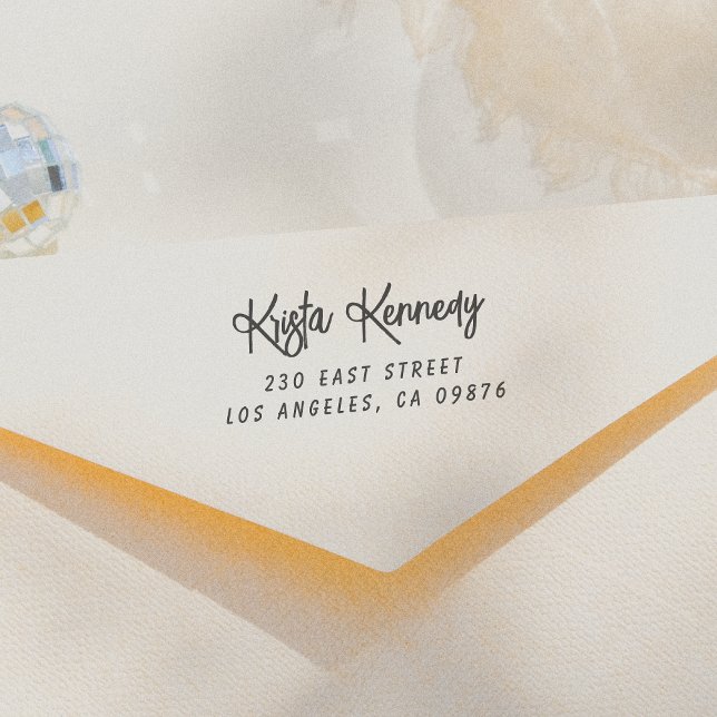 Handwriting Name & Address Self-inking Stamp (Creator Uploaded)