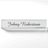 Handwriting Name Plain Elegant Professional Modern