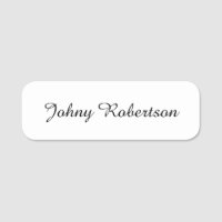 Handwriting Name Plain Elegant Professional Modern