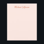 Handwriting Script Name Elegant Plain  Flyer<br><div class="desc">Choose from Different Types and Sizes. Trendy Retro Style Template For All Needs.</div>