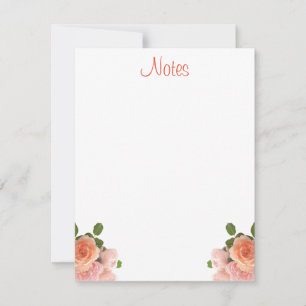 Handwriting Script Template Watercolor Floral