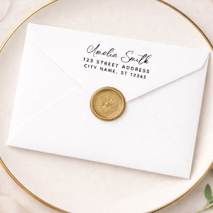 Handwriting Style Personalised Name & Address Self-inking Stamp