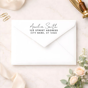 Handwriting Style Personalised Name & Address Self-inking Stamp