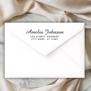 Handwriting Style Personalised Name & Address Self-inking Stamp