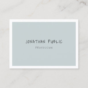 Handwriting Text Modern Minimalist Template Simple Business Card