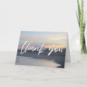 Handwriting You Thank Evening Topsail Beach Card