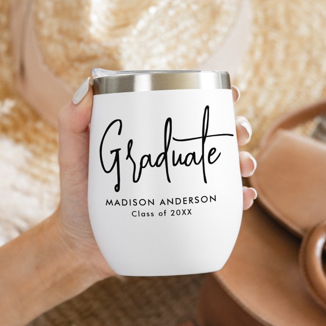 Handwritten Black Script Graduation (Creator Uploaded)