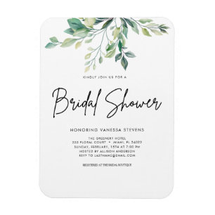 Handwritten Bridal Shower Magnet