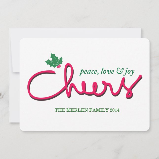 handwritten cheers (Front)