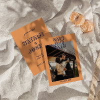 Handwritten Colourful Bold Modern Photo Wedding