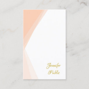 Handwritten Gold Script Name Template Professional Business Card