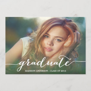 Handwritten   Graduation Party Invitation