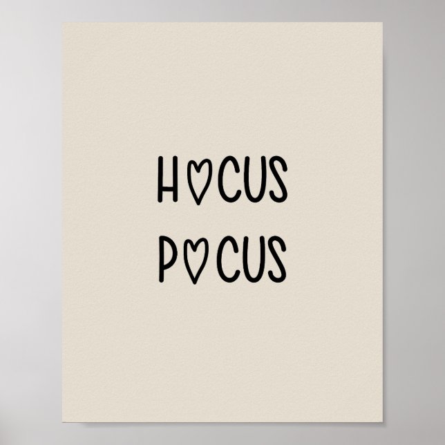 Handwritten hocus pocus poster (Front)