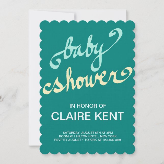 handwritten invitation (Front)