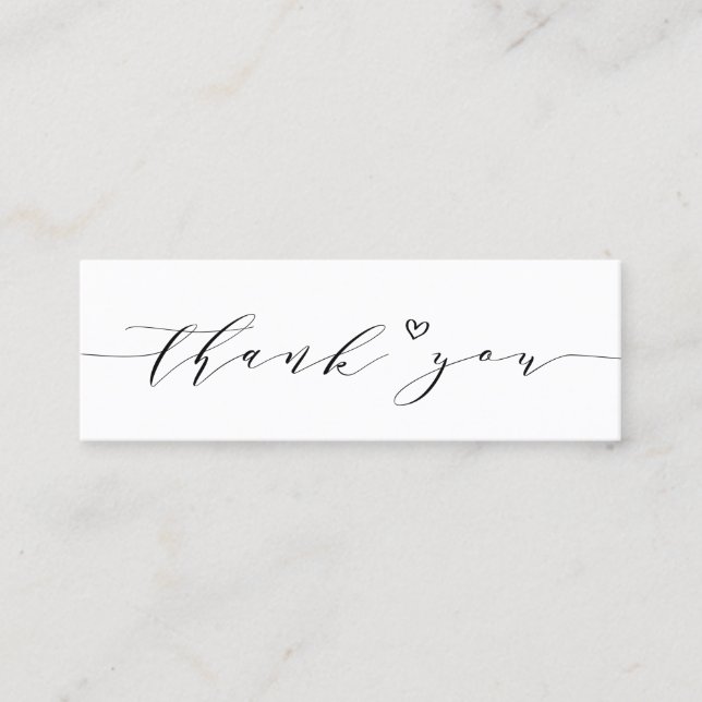 handwritten lettering thank you insert  (Front)