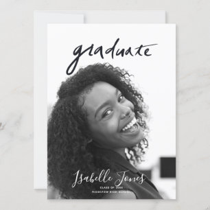 Handwritten Letterings Minimalist Photo Graduation