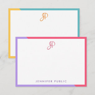 Handwritten Monogram Modern Simple Template