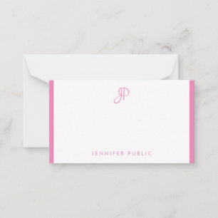 Handwritten Monogrammed Template Modern Simple