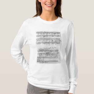 Handwritten musical score T-Shirt