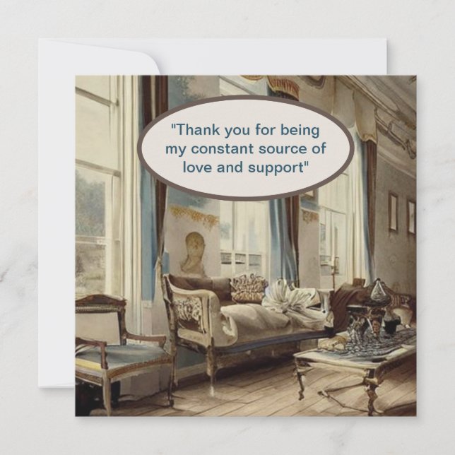 Handwritten Note: "Personal Charm" Card (Front)