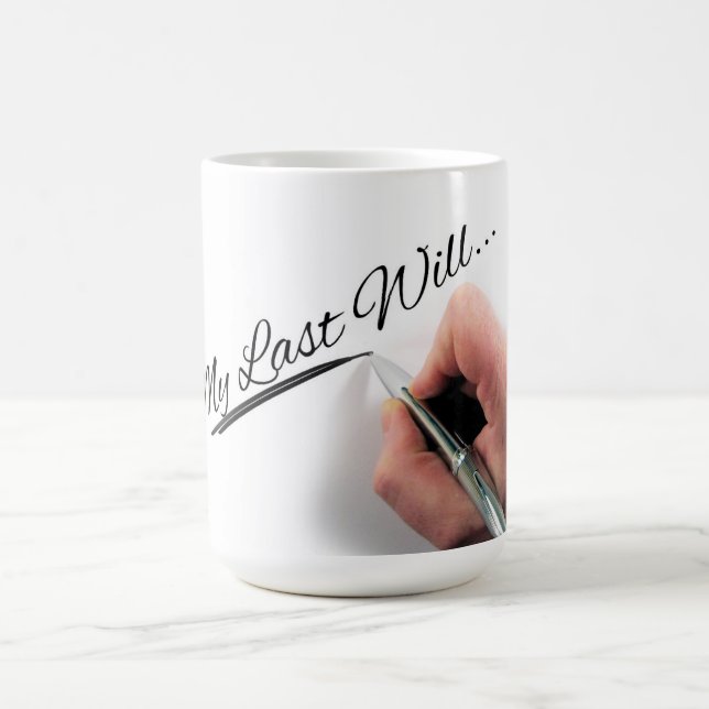 Handwritten Pen Mug (Center)