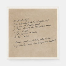 Handwritten Recipe Family Keepsake Custom Photo