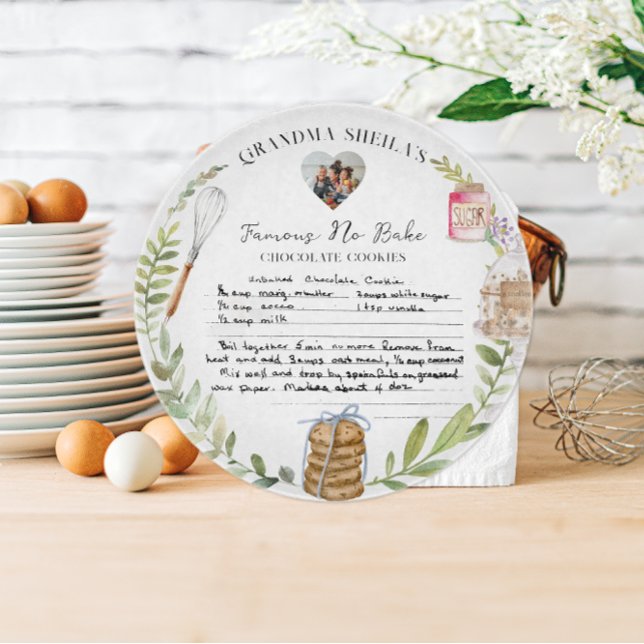 Handwritten Recipe Keepsake Cutting Board (Creator Uploaded)