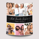 Handwritten Script Best Friends with Names 6-Photo Fleece Blanket<br><div class="desc">Handwritten Script Best Friends with Names 6-Photo Fleece Blanket. Add 6 large,  good quality photos to this modern,  stylish fleece blanket,  featuring the text "Best Friends Forever" in an elegant handwritten script.</div>