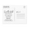 Handwritten Script Couple Photo Save the Date