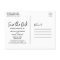Handwritten Script Couple Photo Save the Date