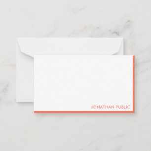 Handwritten Script Monogram Elegant Simple Card