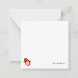 Handwritten Script Monogram Strawberry Template