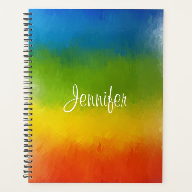 Handwritten Script Template Modern Elegant Planner (Front)