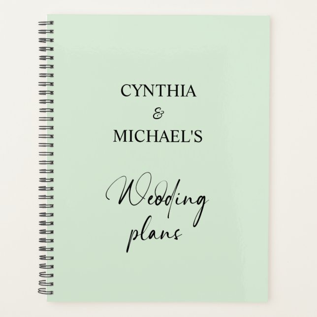 Handwritten Script Wedding Planner (Front)