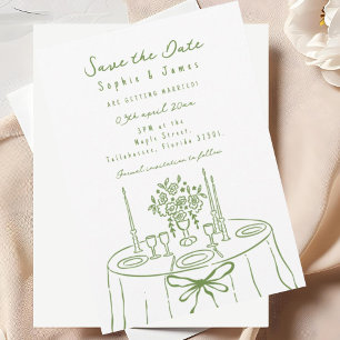 handwritten Simple Whimsical Doodle Trendy Invitation