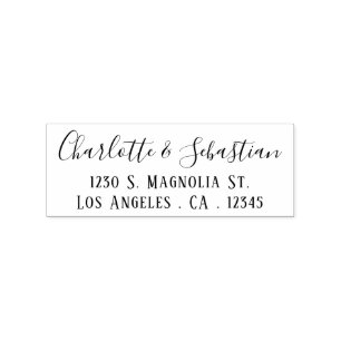 Handwritten Style Personalised Rubber Stamp