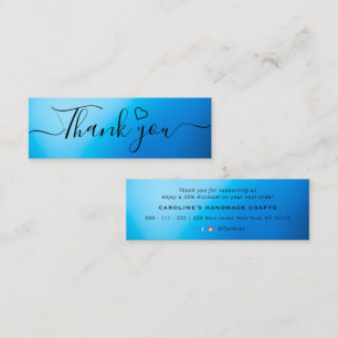 Handwritten Thank You Insert for Small Business