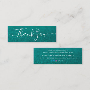 Handwritten Thank You Insert for Small Business